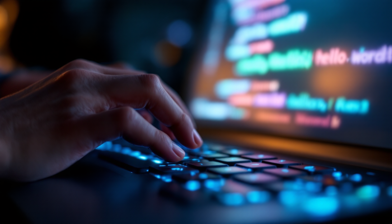 키보드 위에서 'print(\